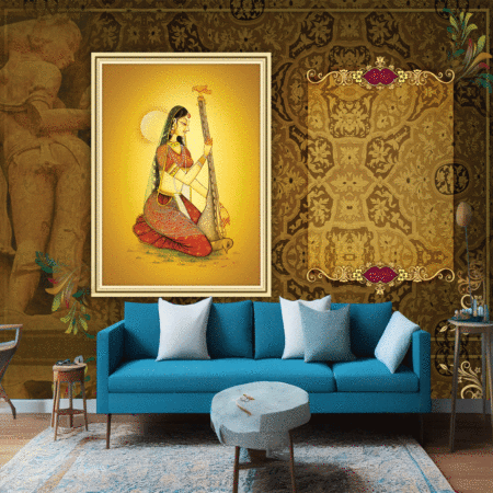 Indian Art Ragini Wallpaper 1