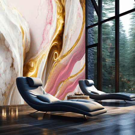 Pink White gold Marmor effect Agate Marbel texture wallpaper