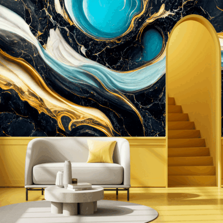 Swirls of marble or the ripples of agate. Liquid marble texture. Fluid art. abstract waves skin wall luxurious Wallpaper