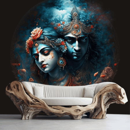 Beautiful Radha and Krishna Wallpaper